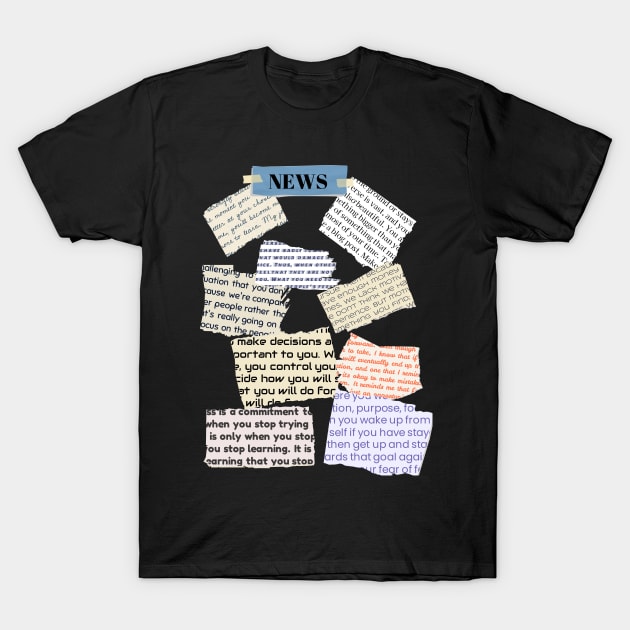 News Notes T-Shirt by Wear Dinkum715